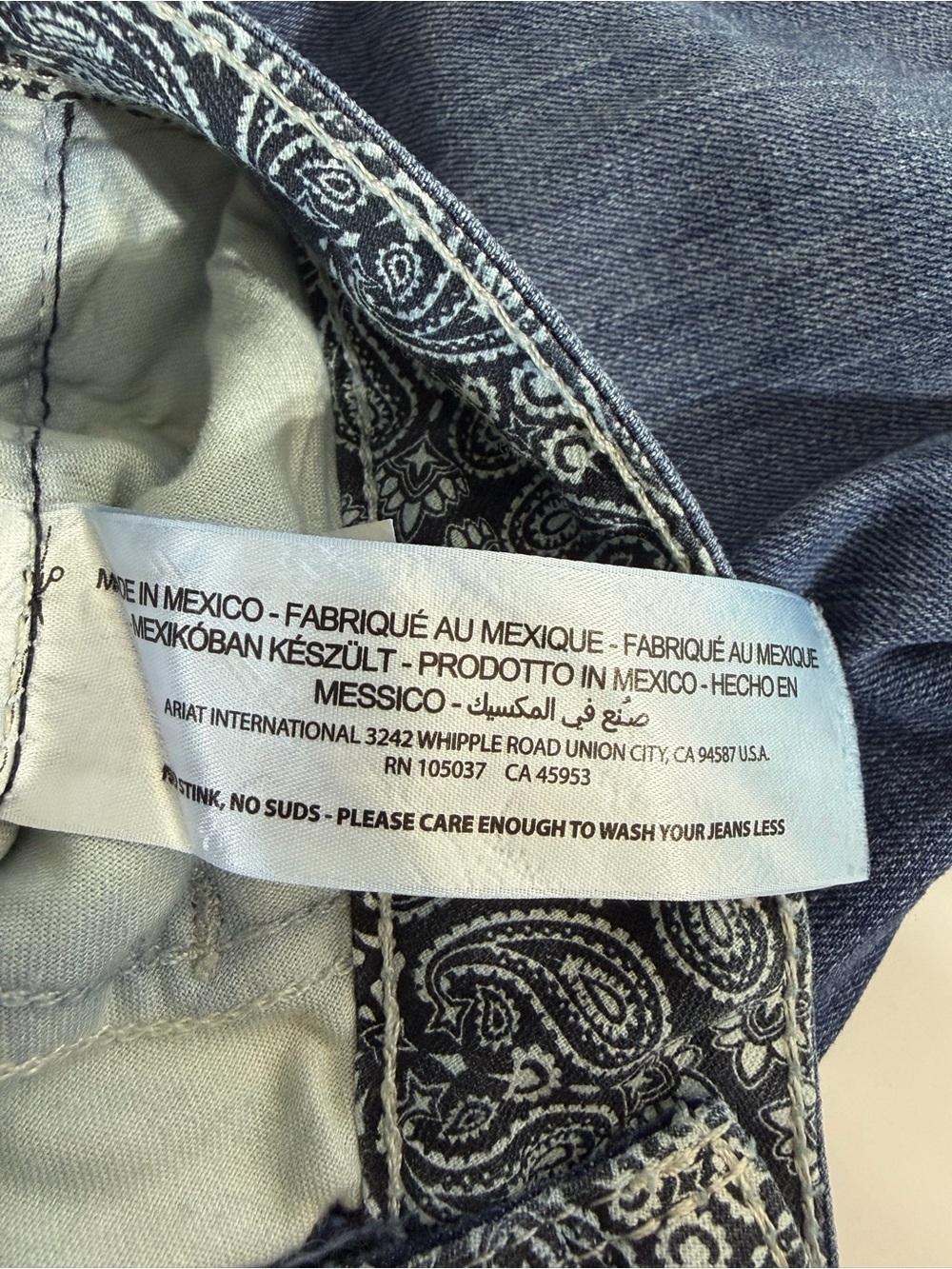Ariat Straight-Leg Jeans 31R - Picture 7 of 10
